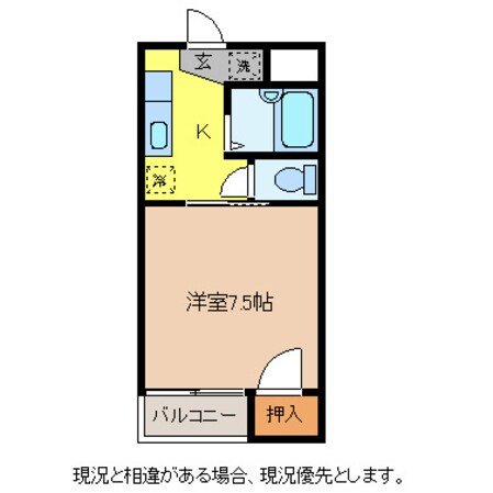 コーポＴ＆Ｔの物件間取画像